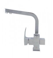 Flick Mixer goose neck with separate pure water outlet 
